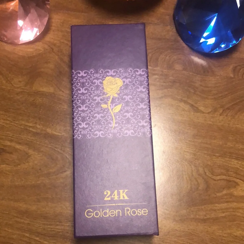 New in the Box “24” K Golden Rose